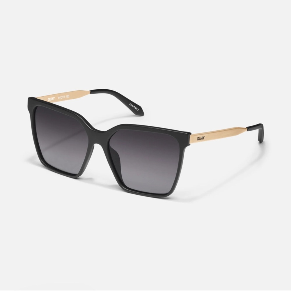 Quay Australia Black and Gold Sunglasses